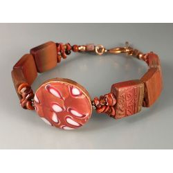 Polymer Tile Link Bracelet