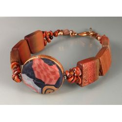 Polymer Tile Link Bracelet