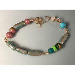 Morse Code "I Love You" Bead Bracelet