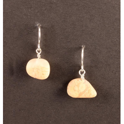 Quartz Pebble Earrings