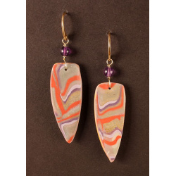 Vermont Sunrise Earring with Amethyst