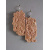Barnacle impressions earring